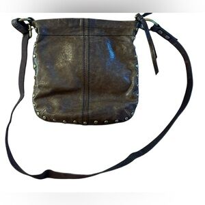 Fossil Brown Leather Crossbody Bag